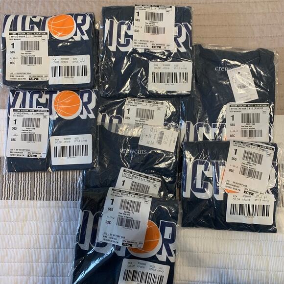 NWT J Crew Boys Navy "Victory" Graphic Short Sleeve Crewneck Tee - Picture 8 of 8